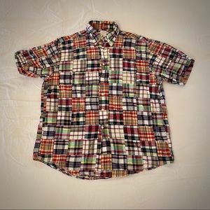Brooks Brothers madras patchwork shirt XL